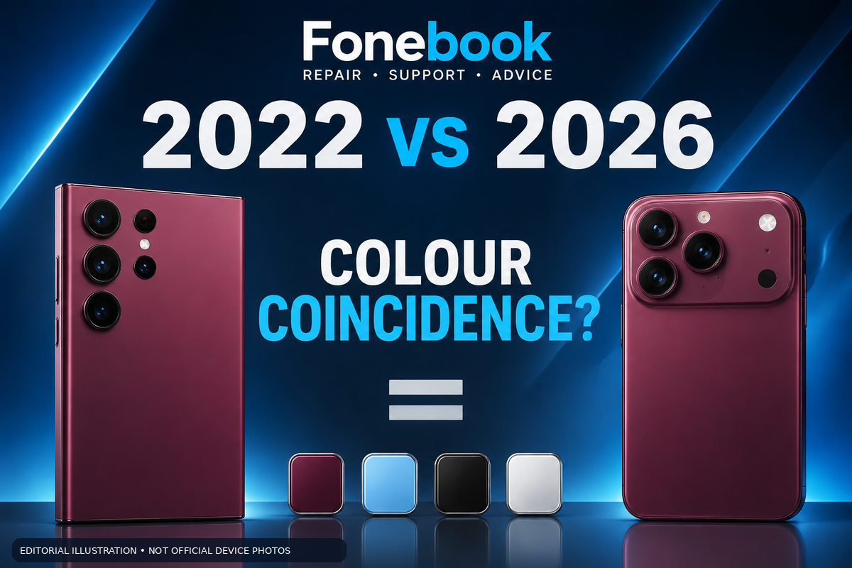 Did Apple Copy Samsung's 2022 Colours? Galaxy S22 Ultra vs iPhone 18 Pro