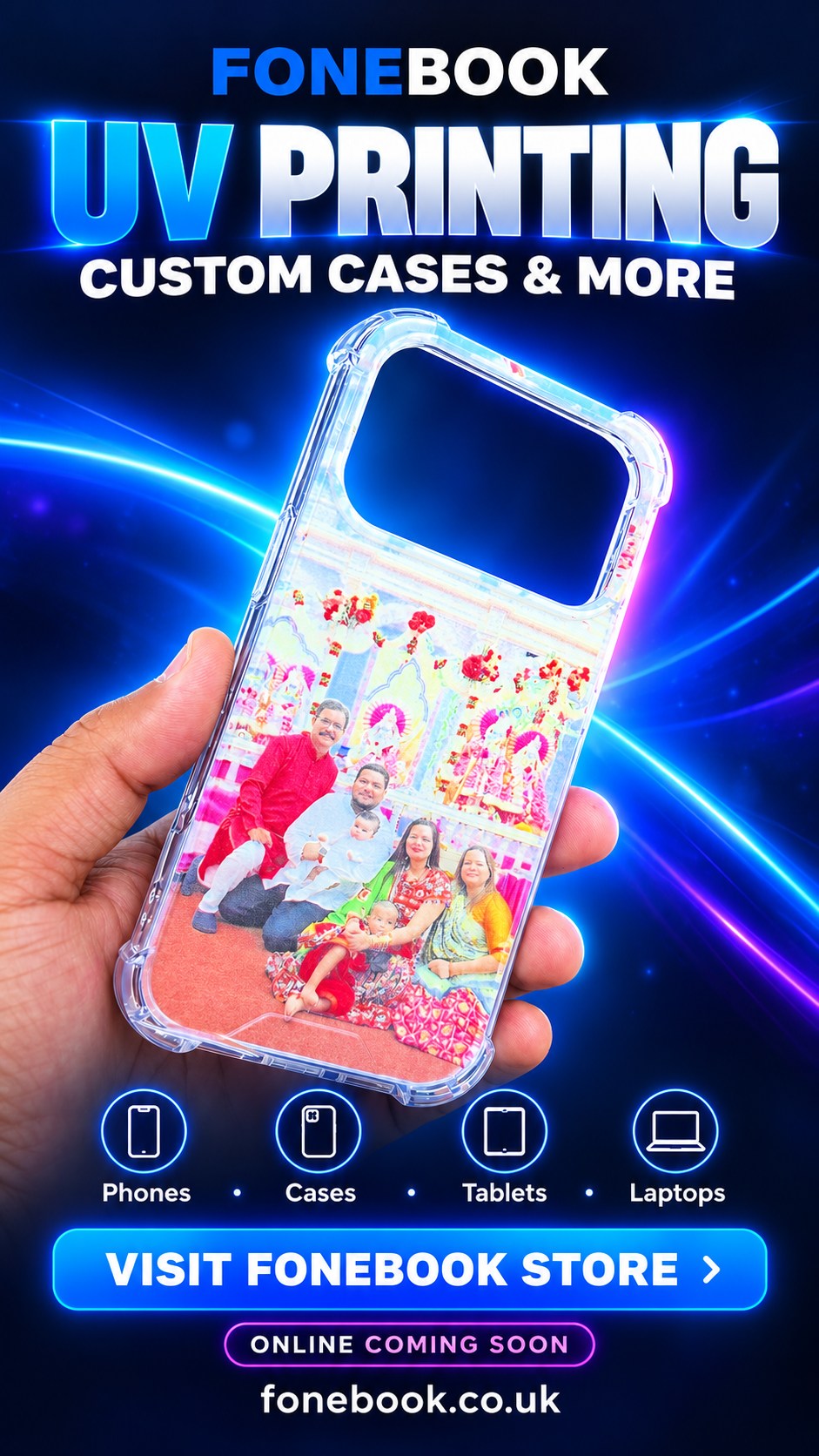 Custom Phone Case & UV Printing in Horden, Near Peterlee